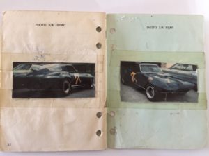 Vintage Corvette Log Book